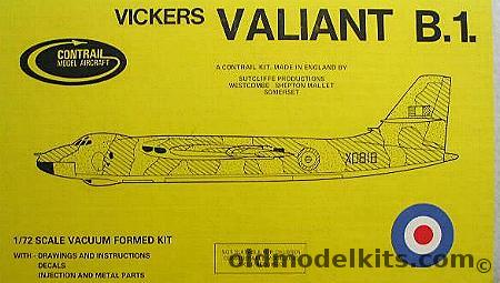 Contrail 1/72 Vickers Valiant B.1 plastic model kit